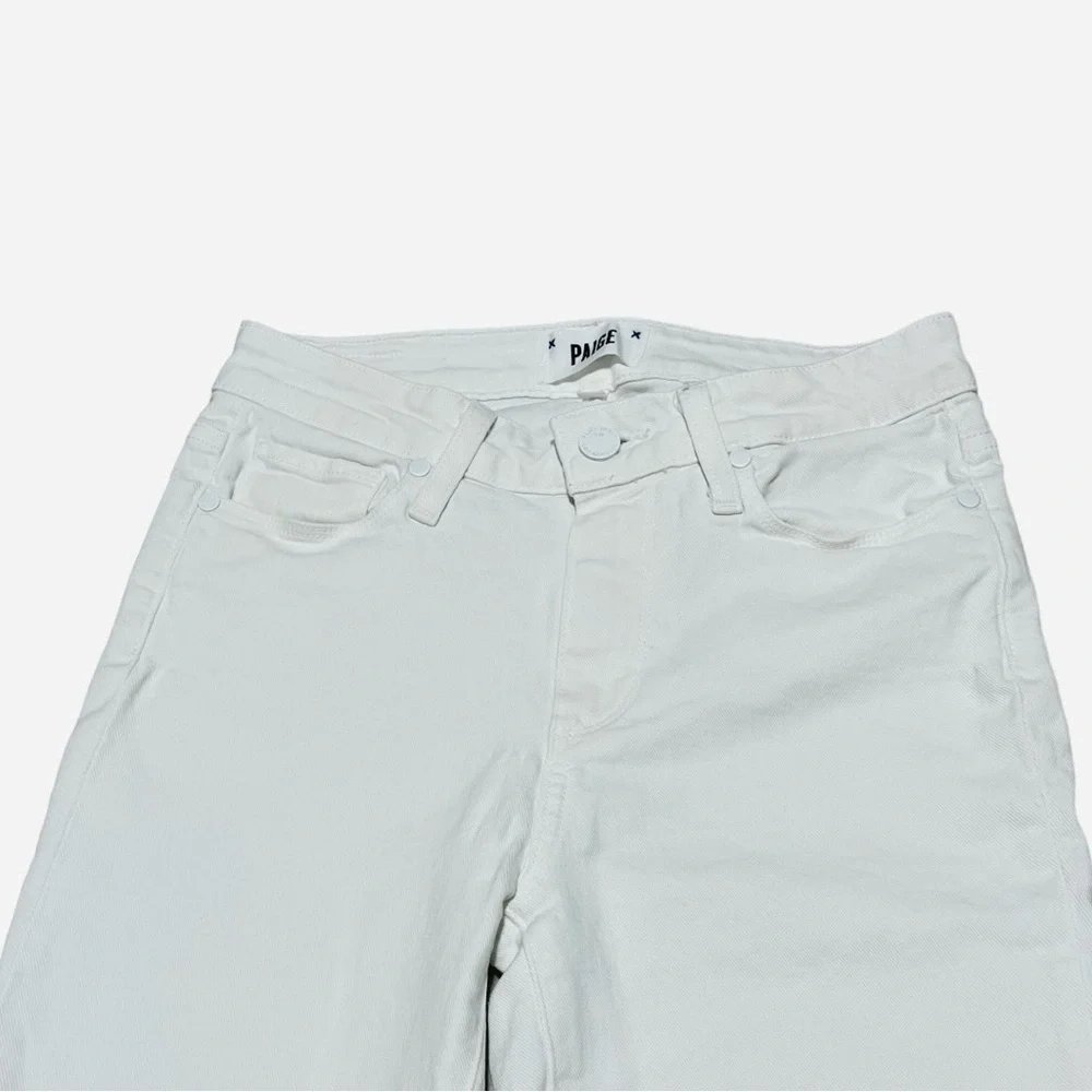 PAIGE Hoxton Ankle Skinny White Crisp Size 26